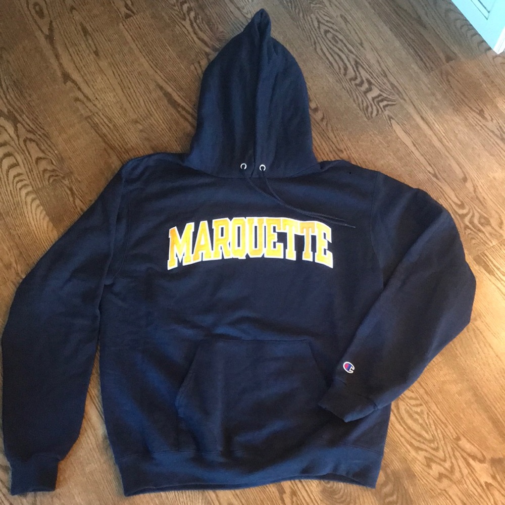 Authentic Marquette Hooded Sweatshirt